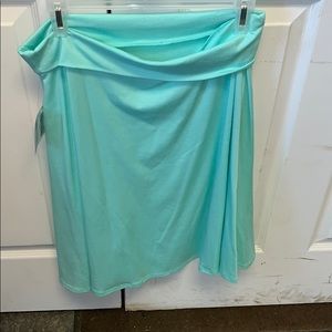 NWT lula Roe teal skirt !!